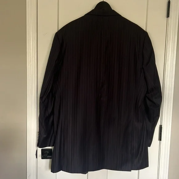 Giorgio Fiorelli Navy Striped 3 Piece Suit - Picture 8 of 16